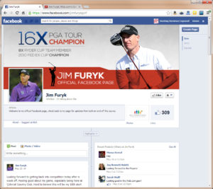 Jim Furyk facebook page real